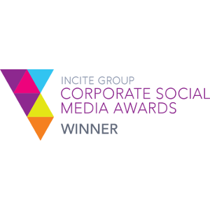 Incite Group Corporate Social Media Awards Winner badge