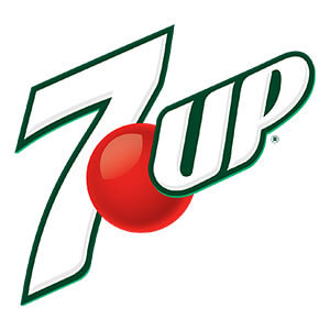 7UP lemonade logo, client of social media agency The Social Element